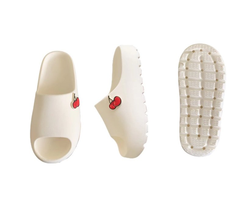 画像3: cherry Platform sandals  Slippers  ユニセックス 男女兼用厚底プラットフォームチェリーサンダル シャワーサンダル ビーチサンダル スニーカー　 (3)