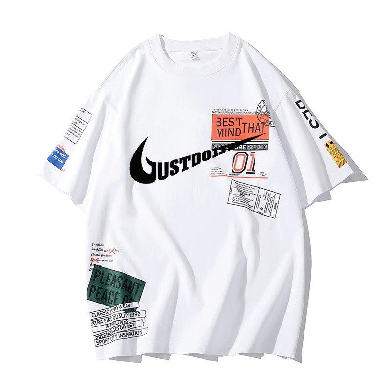 画像3: 24 Not Swoosh logo Printed Design Tee T shirt ユニセックス 男女兼用 ロゴ　プリント　Tシャツ　半袖 (3)