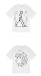 画像1: Unisex creative graffiti printed short-sleeved T-shirts　 ユニセックス男女兼用クリエイティブグラフィック落書きプリントラウンドネック半袖 Tシャツ (1)