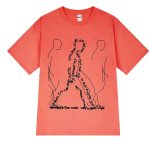 画像8: Unisex creative graffiti printed short-sleeved T-shirts　 ユニセックス男女兼用クリエイティブグラフィック落書きプリントラウンドネック半袖 Tシャツ (8)