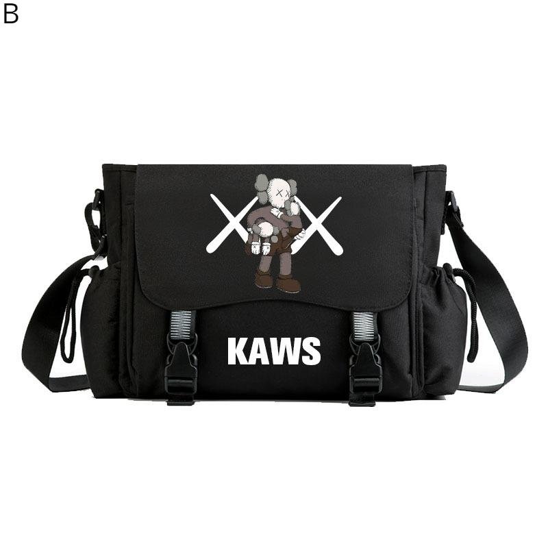 Unisex Kaws Printed Design Shoulder Bagユニセックス 男女兼用