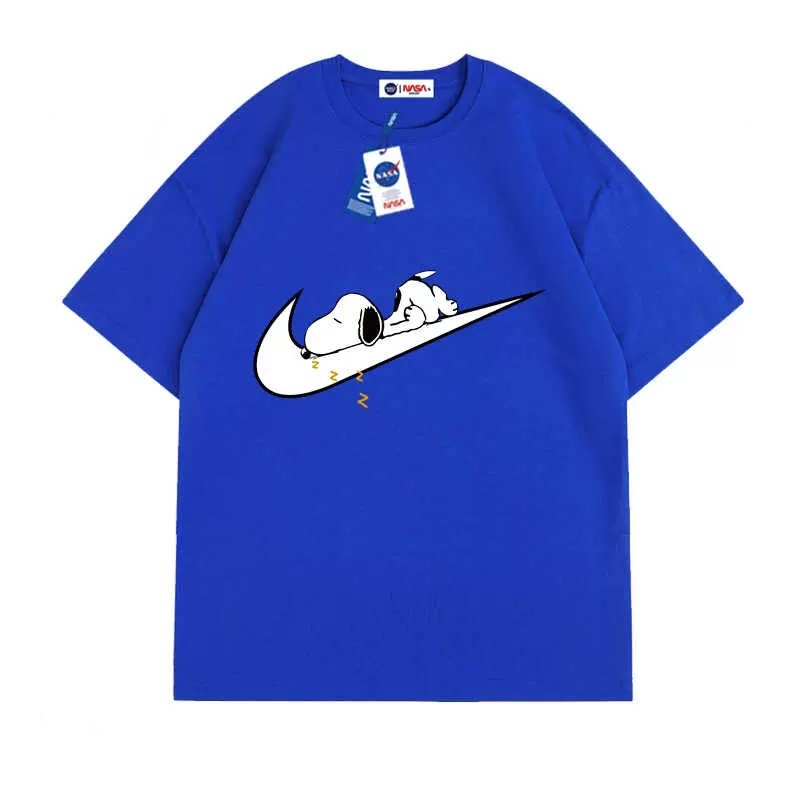 スヌーピー NASA 半袖Tシャツ  ユニセックス 全4色 NASA x Snoopy PrintT shirt ユニセックス男女兼用NASAナサ