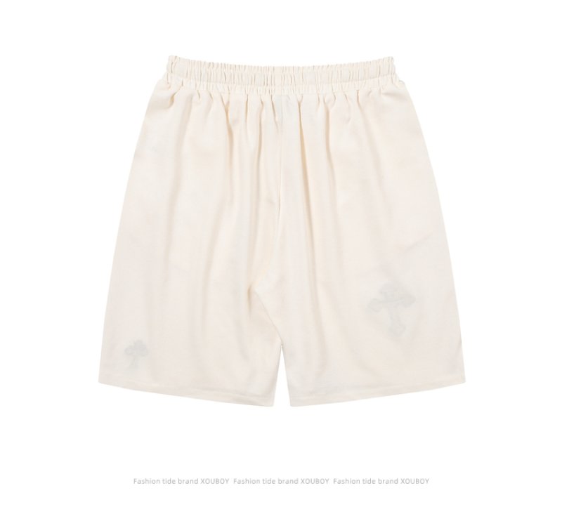 画像5:  Unisex cross emblem Basketball High Street Sweatpants 5 Minute Pants　 ユニセックス 男女兼用 クロスエンブレムバスケットボール5分丈ハイストリートスウェットショーツ　ハーフパンツ (5)