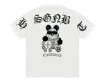 画像2: Unisex CH design Fuck Bear Rhinestone Tee T Shirt ユニセックス　男女兼用　CH　デザイン　ファック　ベア　クマ　熊　ラインストーン　Tシャツ　トップス (2)