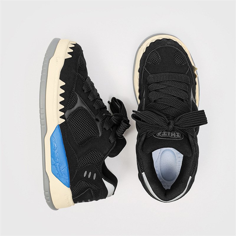 画像4: Lace-up dinosaur style SNEAKERS    ユニセックス 男女兼用 レースアップ厚底ダイナソー スニーカー  (4)