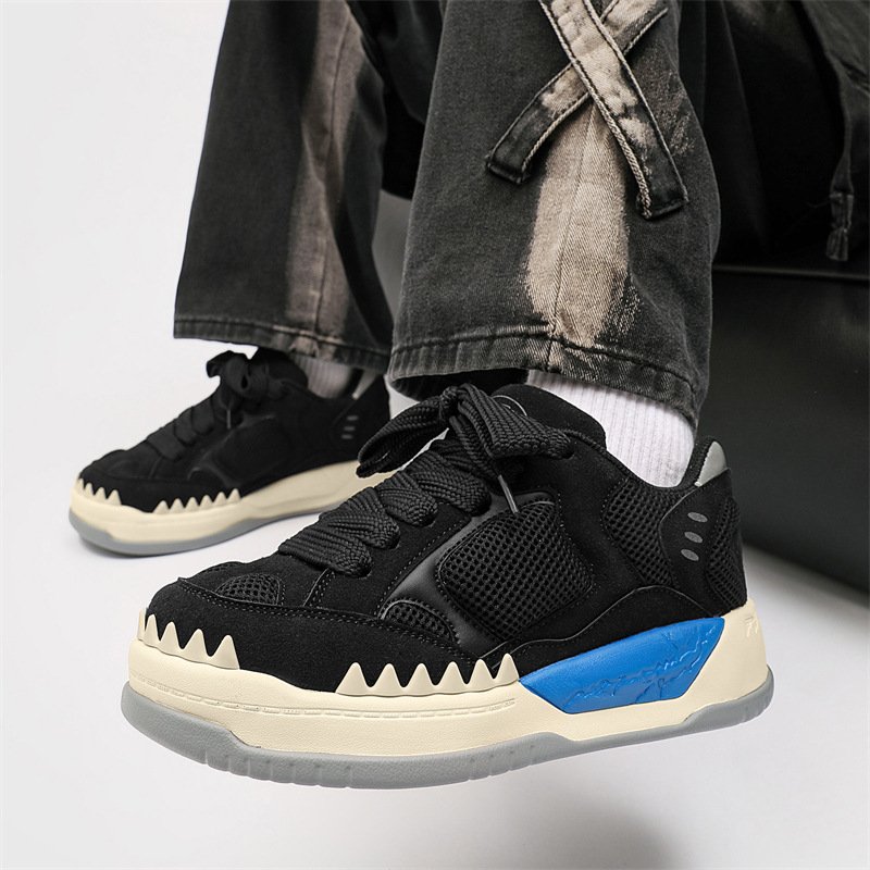 画像7: Lace-up dinosaur style SNEAKERS    ユニセックス 男女兼用 レースアップ厚底ダイナソー スニーカー  (7)