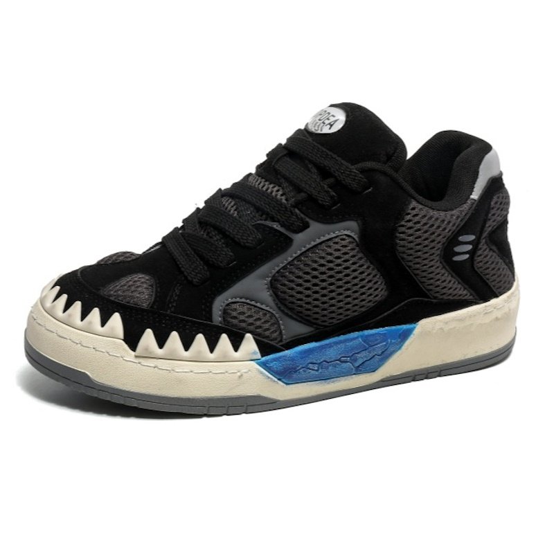 画像1: Lace-up dinosaur style SNEAKERS   　ユニセックス 男女兼用 レースアップ厚底ダイナソー スニーカー　 (1)
