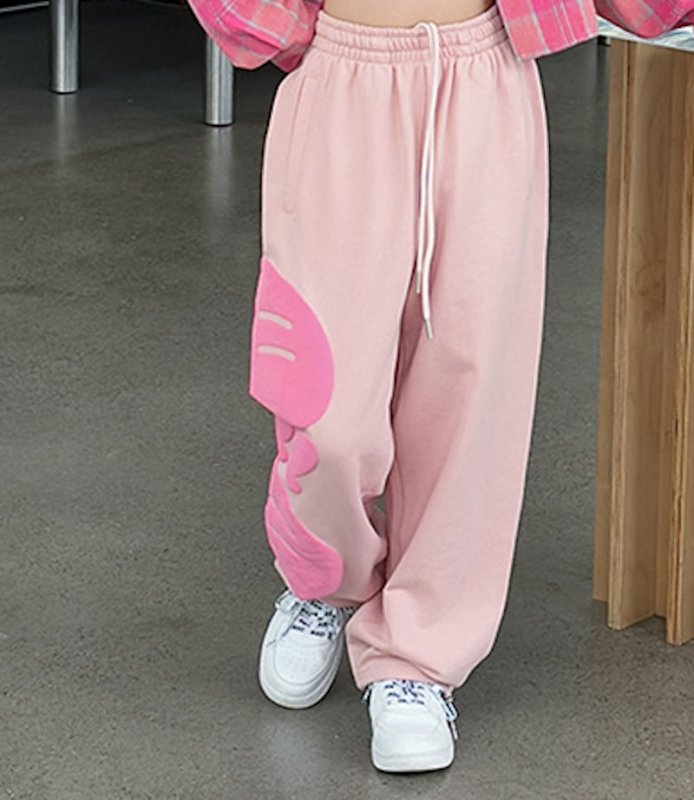 画像5: Unisex SMILE LOGO SWEAT PANTS  trousers 男女兼用 ユニセックス スマイルロゴ スウェットパンツ (5)