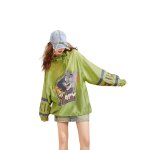 画像1: Unisex Tom and Jerry Nylon Hoodie Jacket 3 Colors 男女兼用　ユニセックス　トムとジェリー　ナイロン　フーディ　パーカー　ジャケット (1)