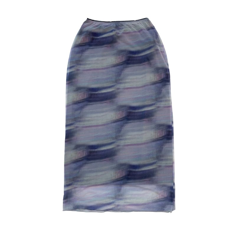 画像3: Girly Design Printed Mesh Skirt ガーリー　デザイン　プリント　メッシュ　スカート (3)