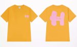 画像4: Unisex H mark logo short sleeve T-shirt　ユニセックス 男女兼用Hマークロゴ プリント 半袖T シャツ (4)