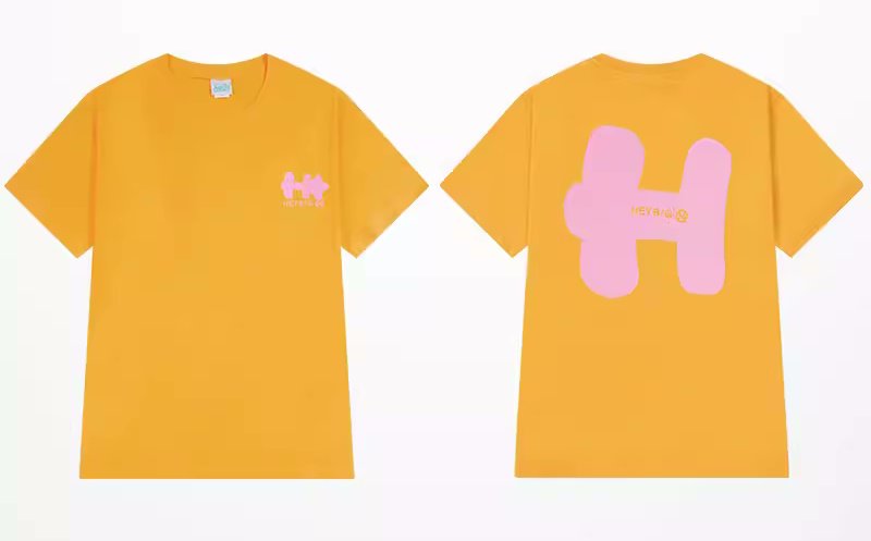 画像4: Unisex H mark logo short sleeve T-shirt　ユニセックス 男女兼用Hマークロゴ プリント 半袖T シャツ (4)