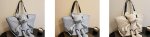 画像6: Unisex  Mickey Mouse Plush Tote Shoulder Shopping Bag  handbag　ユニセックス　男女兼用ミッキーマウスミッキーぬいぐるみ トートショルダー ショッピング バッグ　トートショルダーショッピングエコバッグ (6)