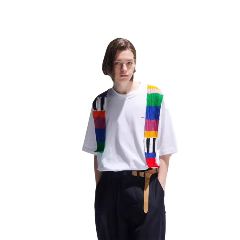 画像2: Unisex Design White T Shirt ユニセックス 男女兼用 デザイン　ホワイト　白　Tシャツ (2)