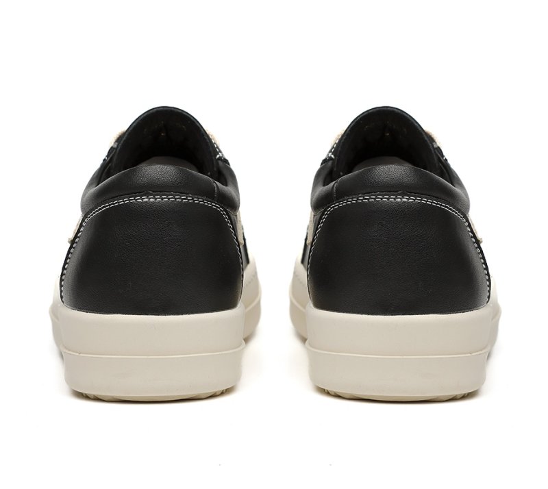 画像6: Unisex high street leather high top Lace-up  SNEAKERS   　ユニセックス 男女兼用 レースアップ厚底ハイストリートハイカットレザースニーカー　 (6)