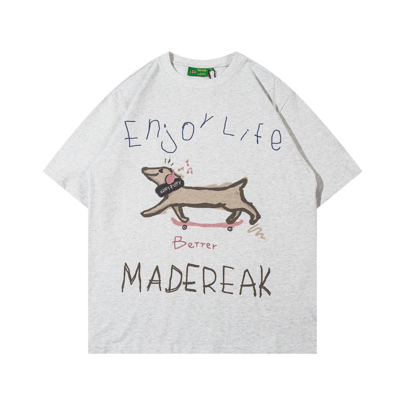 画像3: Unisex HAPPY PUPPY Enjoy Life Logo Tee T Shirt ユニセックス 男女兼用 ハッピーパピー ロゴ Tシャツ (3)