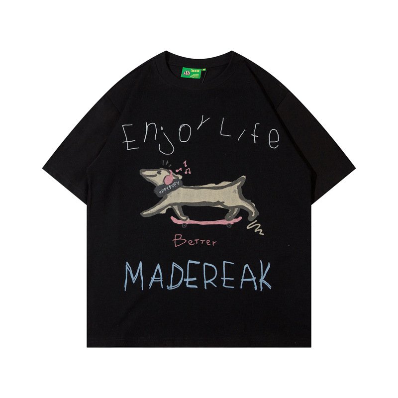 画像4: Unisex HAPPY PUPPY Enjoy Life Logo Tee T Shirt ユニセックス 男女兼用 ハッピーパピー ロゴ Tシャツ (4)