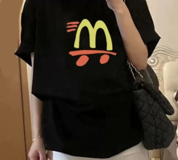 画像7: Unisex Parody Mac McDonald's short-sleeved T-shirt　男女兼用　ユニセックス　パロディーマック  マックドナルド　Tシャツ (7)