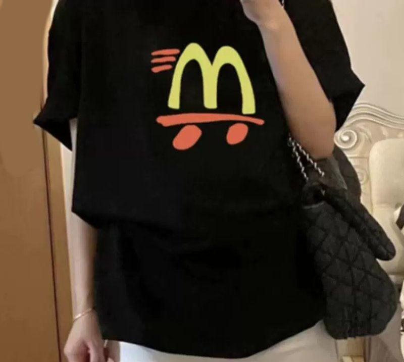画像7: Unisex Parody Mac McDonald's short-sleeved T-shirt 男女兼用 ユニセックス パロディーマック  マックドナルド Tシャツ (7)