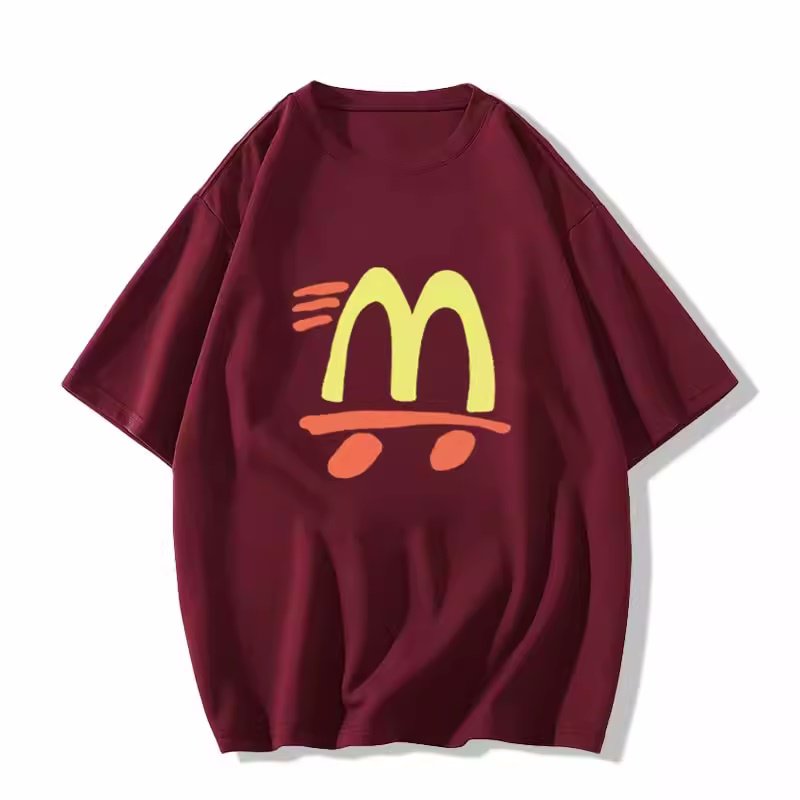 画像3: Unisex Parody Mac McDonald's short-sleeved T-shirt 男女兼用 ユニセックス パロディーマック  マックドナルド Tシャツ (3)