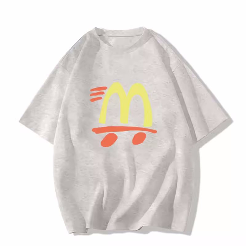 画像5: Unisex Parody Mac McDonald's short-sleeved T-shirt 男女兼用 ユニセックス パロディーマック  マックドナルド Tシャツ (5)