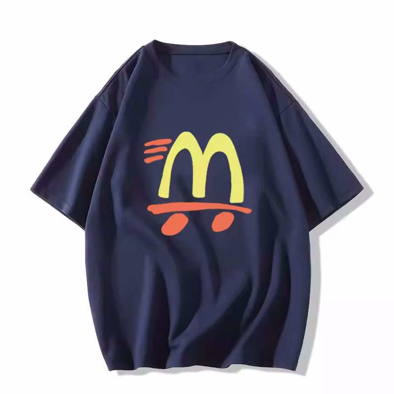 画像4: Unisex Parody Mac McDonald's short-sleeved T-shirt 男女兼用 ユニセックス パロディーマック  マックドナルド Tシャツ (4)