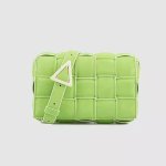 画像3: New Quilted padded down cassette bag cross body shoulder bag キルティング 絞り ペディング カセット クロスバッグ ショルダートート ポシェット (3)