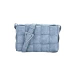 画像1: New Quilted padded down cassette bag cross body shoulder bag キルティング 絞り ペディング カセット クロスバッグ ショルダートート ポシェット (1)