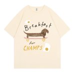 画像1: Runway Puppy Print Short Sleeve T-Shirt　　ランウェーパピー子犬プリント半袖 Tシャツ (1)