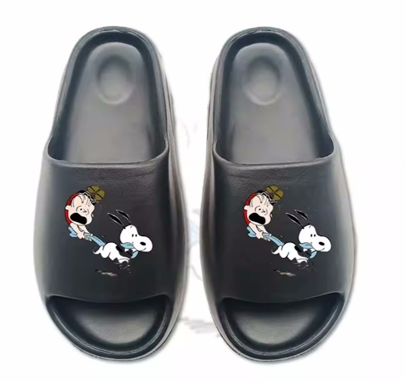 画像2: Unisex Unisex Snoopy Platform Slippers Sandals Flip Flops ユニセックス 男女兼用 スヌーピー 厚底サンダル スリッパ フリップフロップ (2)