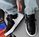 画像3: Unisex Leather lace-up platform pansue sneakers　ユニセックス男女兼用厚底レザーレースアップスニーカーパンシューズ   (3)