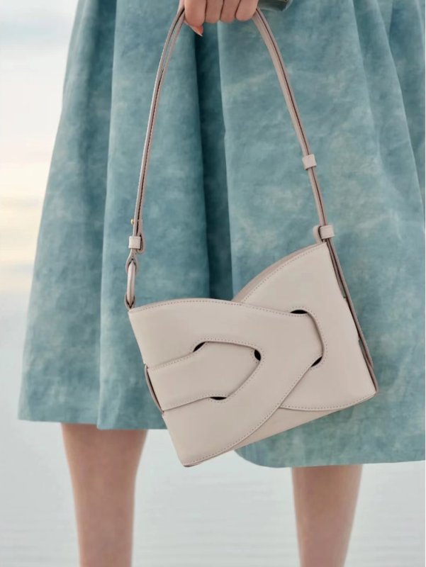 画像13: Unisex Geometric One Shoulder Tote Shoulder Crossbody Bag ユニセックス 男女兼用 幾何学的編み込みワンショルダートートショルダークロスボディバッグ (13)