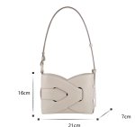 画像19: Unisex Geometric One Shoulder Tote Shoulder Crossbody Bag　ユニセックス　男女兼用　幾何学的編み込みワンショルダートートショルダークロスボディバッグ (19)