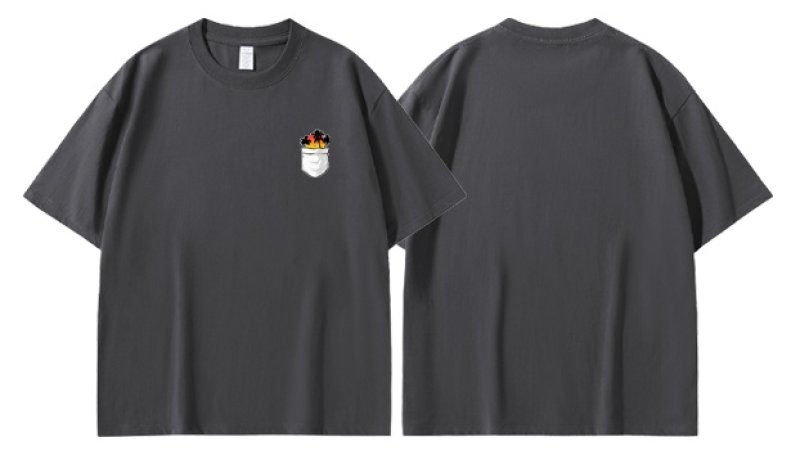 画像5: Unisex Chest pocket coconut palm tree print short sleeve T-shirt   男女兼用 ユニセックス 胸ポケットココナッツパームツリープリント Tシャツ (5)