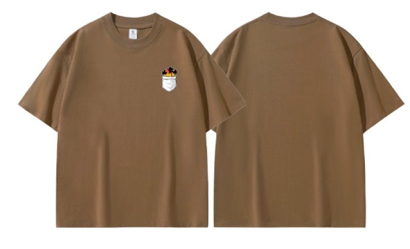 画像8: Unisex Chest pocket coconut palm tree print short sleeve T-shirt   男女兼用 ユニセックス 胸ポケットココナッツパームツリープリント Tシャツ (8)