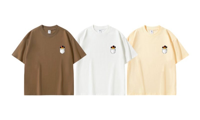 画像9: Unisex Chest pocket coconut palm tree print short sleeve T-shirt   男女兼用 ユニセックス 胸ポケットココナッツパームツリープリント Tシャツ (9)