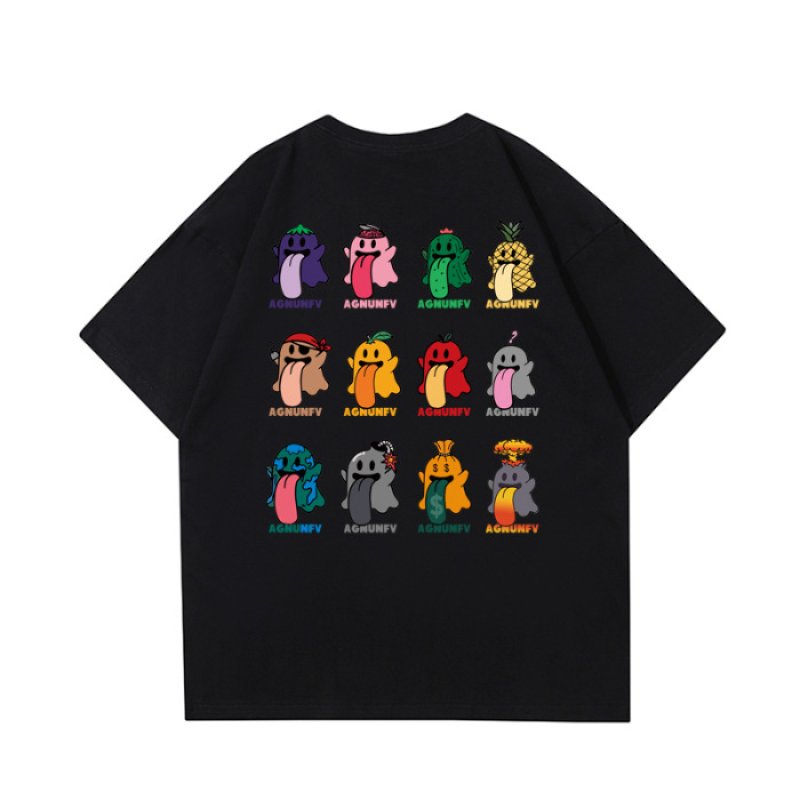 画像4: unisex colorful ghostT shirt  ユニセックス男女兼用カラフルゴースト Tシャツ (4)