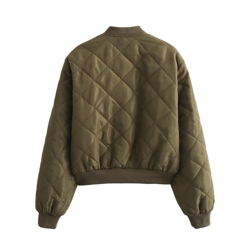 画像7: Women's The Cube The Cube Bon Quilted Bar Jacket  キューブキルティングボンバージャケットコート (7)