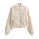 画像1: Women's The Cube The Cube Bon Quilted Bar Jacket　　キューブキルティングボンバージャケットコート (1)