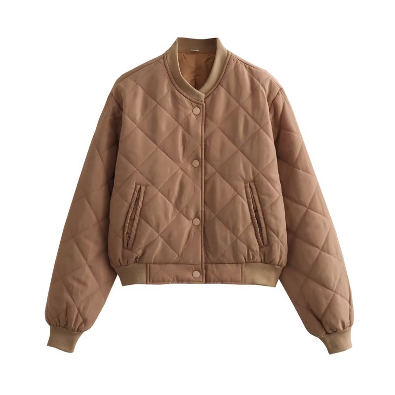 画像4: Women's The Cube The Cube Bon Quilted Bar Jacket  キューブキルティングボンバージャケットコート (4)