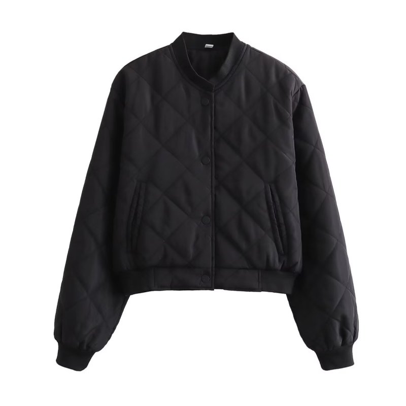 画像2: Women's The Cube The Cube Bon Quilted Bar Jacket  キューブキルティングボンバージャケットコート (2)