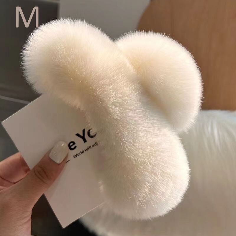 画像13: Real Rex Rabbit Hair Barrette Hair Accessory　リアルレックスラビットウサギヘアーバレッタ ヘアーアクセサリー (13)