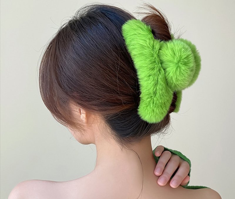 画像26: Real Rex Rabbit Hair Barrette Hair Accessory　リアルレックスラビットウサギヘアーバレッタ ヘアーアクセサリー (26)