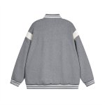 画像5:  Basic one-point logo embroidered stadium jumper Blouson baseball uniform jacket　 ユニセックス 男女兼用ベーシックワンポイントエンブレムスタジアムジャンパー スタジャン MA-1 ボンバー ジャケット ブルゾン (5)