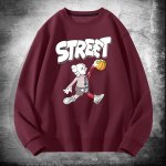 画像12: Kaws Street Basketball x Sesame Street Print Sweat shirt ユニセックス 男女兼用 子供用 カウズ バスケット×セサミストリートプリント トレーナー  (12)