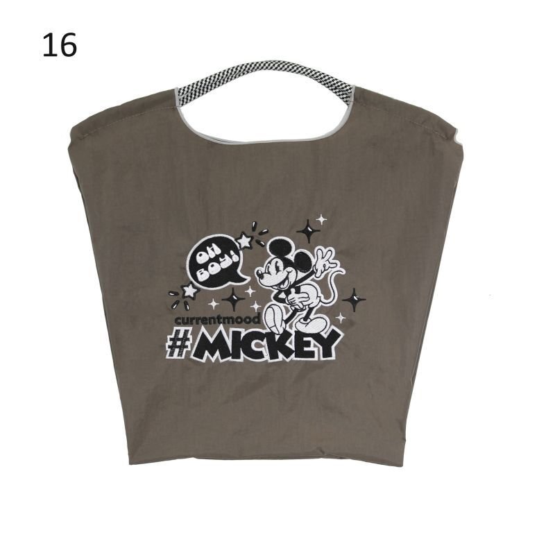 画像16: Unisex Mickey Mouse & Donald Duck Embroidered Large Capacity Nylon Crossbody Portable Handheld Tote Shoulder Bag　ユニセックス　男女兼用 トートショルダーミッキーマウス＆ドナルドダック刺繍大容量ナイロンクロスボディポータブルハンドヘルド (16)