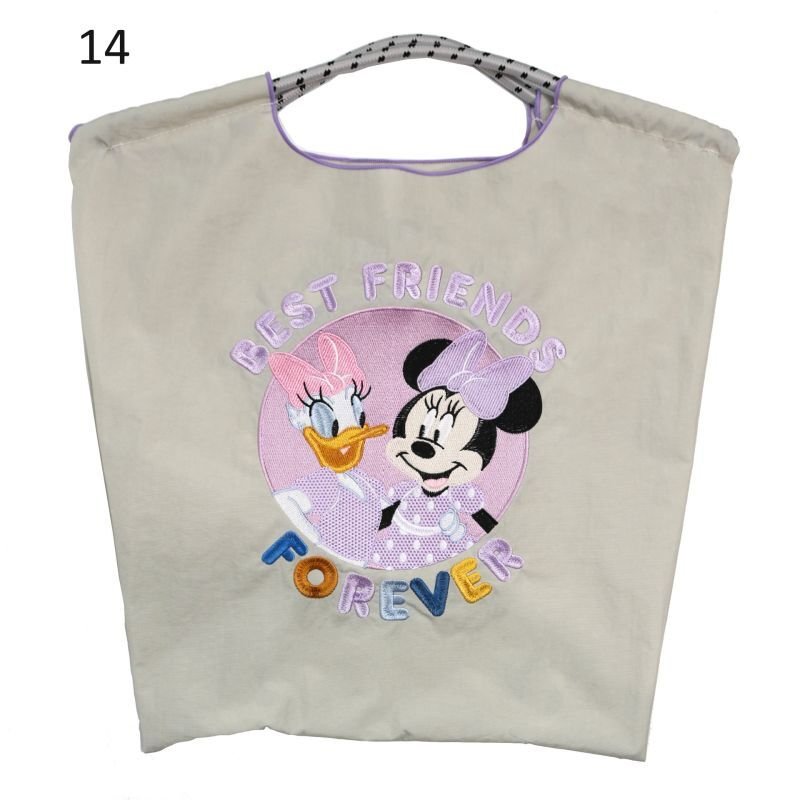 画像14: Unisex Mickey Mouse & Donald Duck Embroidered Large Capacity Nylon Crossbody Portable Handheld Tote Shoulder Bag　ユニセックス　男女兼用 トートショルダーミッキーマウス＆ドナルドダック刺繍大容量ナイロンクロスボディポータブルハンドヘルド (14)