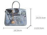画像8: Unisex  CAEISL&KCIEL Leather Bear Graphic Paint Portable Tote Shoulder Crossbody Bag　ユニセックス 男女兼用CAEISL&KCIEL レザーベア熊グラフィックペイントトートショルダーバッグ (8)