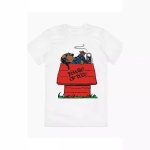 画像2: Unisex  Snoopy House American Hip Hop Paint Vintage High Street Oversized T-Shirt Tee  ユニセックス　男女兼用　スヌーピーハウス アメリカンヒップホップペイント ヴィンテージ ハイストリート　Tシャツ (2)