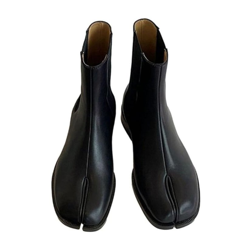 画像2: Mens Real Leather British tabi Boots shoes 本革 メンズ 男女兼用 イギリス調 ブリティッシュ 足袋 ブーツ シューズ (2)